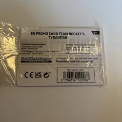 Destined Rivals Team Rocket's Tyranitar 096/182 - Pokemon Center Stamped SEALED - Image 3