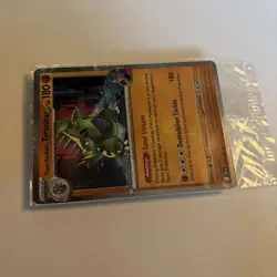 Destined Rivals Team Rocket's Tyranitar 096/182 - Pokemon Center Stamped SEALED - Image 4