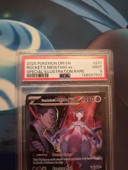 PSA 9 🌟 2025 Pokemon Dri EN 231/182 Special Illustration Rare Graded Destined - Image 3