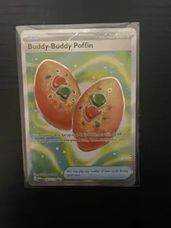 Buddy-Buddy Puffin 167/132 Mega Evolution Full Art Trainer Pokemon TCG NM - Image 1
