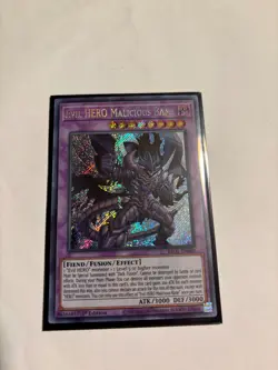 🔥Evil HERO Malicious Bane NM🔥Secret Rare BROL-EN069 Yu-Gi-Oh! L@@K! - Image 1