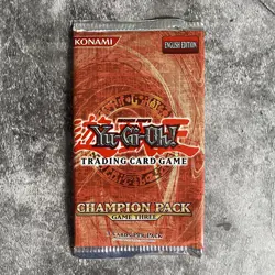 YuGiOh Champion Pack Game 3 Booster Pack CP03 New Sealed (WEIGHED LIGHT) X20 - Image 1