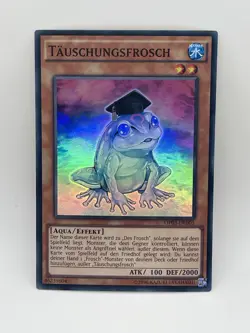 Yugioh X1 Dupe Frog GERMAN Super Rare OP03-EN005 OP03-DE005 OTS 3 - Image 1