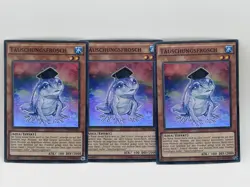 Yugioh X1 Dupe Frog GERMAN Super Rare OP03-EN005 OP03-DE005 OTS 3 - Image 4