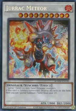Yugioh! Jurrac Meteor - BLMM-EN150 - Secret Rare - 1st Edition Near Mint, Englis - Image 1