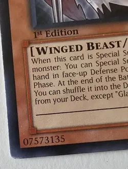 1x (LP) - Gladiator Beast Augustus - PRIO-EN030 - Rare - 1st Edition YuGiOh - Image 3