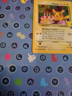 Mint Happy Birthday Pikachu Holo 24 Celebrations Birthday Pokemon Card #1 - Image 3