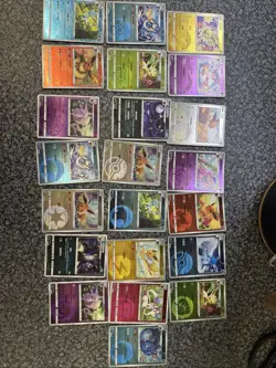 Chinese Eeveeloution Bundle Pokemon Cards Including A Masterball - Image 1