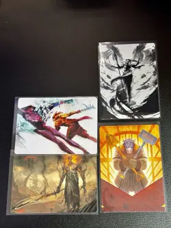 MTG Art Card Lot Gold Stamped Phyrexia March Of The Machines & Others - Image 1