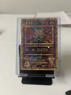 Ancient Mew - 2000 Movie Promo - Holo Pokemon Card SEE PICS Damaged - Image 4