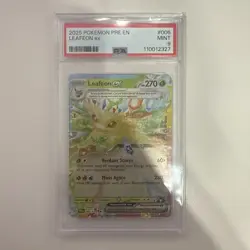 Pokemon TCG Leafeon EX Double Rare Holo Card 006/131 Prismatic Evolutions - Image 1