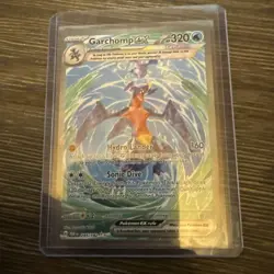Pokemon Garchomp EX Full Art Holo Card 245/182 Sv04: Paradox Rift - Image 1