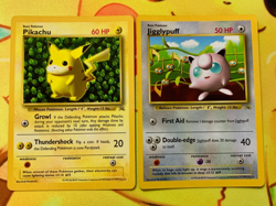 Pokemon Pikachu Jigglypuff Grey Star Coro Japanese English Promo Cards #2345 - Image 1