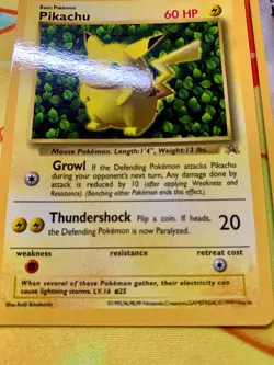Pokemon Pikachu Jigglypuff Grey Star Coro Japanese English Promo Cards #2345 - Image 3