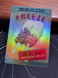 BRAIN FREEZE Secret Lair Encyclopedia Single Card Magic Foil - Image 1