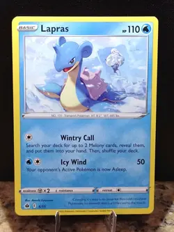 Lapras 6/15 & Tynamo 10/15 McDonald's 2022 Happy Meal Promo Pokemon Cards - Image 3