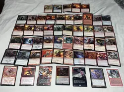 MTG GOBLINS- larger Lot Of Goblin/ Adjacent Magic The Gathering Themed Card Lot - Image 1