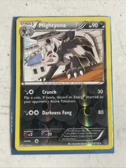 Pokemon Card Mightyena 54/119 XY - Phantom Forces Reverse Holo - Image 1