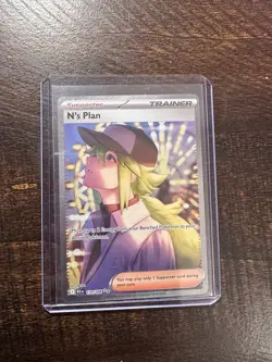 N's Plan SAR 170/086 Black Bolt English Pokemon Card 2025 NM Condition - Image 1