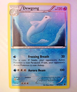 16/124 Dewgong Uncommon: Pokemon Trading Card Game XY-10 Fates Collide - Image 1