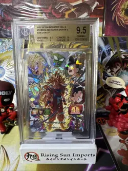 SS3 Goku pums12-sec bgs 9.5 dragon ball super heroes card - Image 1