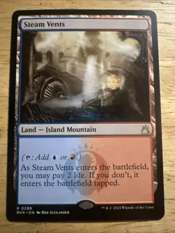 MTG Steam Vents Ravnica Remastered Regular #288 - Image 1