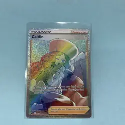Pokemon Card Caitlin 213/198 Secret Rare Chilling Reign NM - Image 1