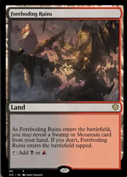Foreboding Ruins [Starter Commander Decks] Magic MTG - Image 1