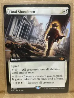 Final Showdown (Extended Art) Outlaws of Thunder Junction Regular - Image 1