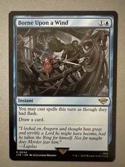 MTG Lord of the Rings - Borne Upon A Wind - Rare - Image 1