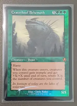 Craterhoof Behemoth | Foil | Retro Frame | MTG | INR | Near Mint | English EN - Image 1