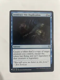 MTG Irenicus's Vile Duplication NM Regular Uncommon Battle for Baldur's Gate #78 - Image 1