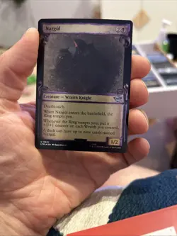 MTG Magic The Gathering Lord Of The Rings NM Showcase Scroll Foil Nazgul (#0551) - Image 1