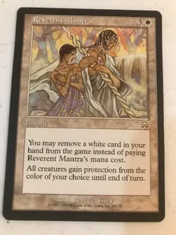MTG Reverent Mantra Mercadian Masques Regular - Image 1