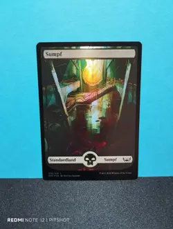 FOIL FULLART Sumpf / Swamp - MTG Magic - Image 1