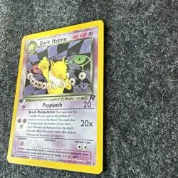 Dark Hypno 9/82 1ST EDITION HOLO Team Rocket Pokemon TCG WOTC Vintage - Image 3