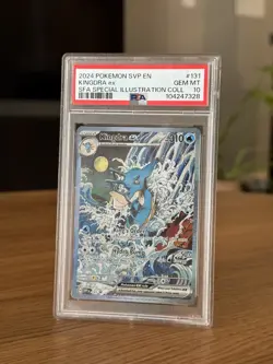 2024 POKEMON SVP PROMO SPECIAL ILLUSTRATION COLLECTION #131 KINGDRA EX PSA 10 - Image 1
