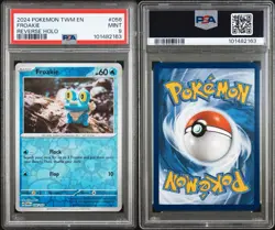 2024 Pokemon Froakie 056/167 Sv06: Twilight Masquerade Reverse Holo PSA 9 Mint - Image 3