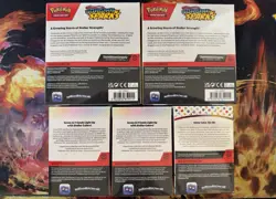 Pokemon Booster Bundle Lot: 2x Surging Sparks, 2x Prismatic Evolution, 1x 151 - Image 2