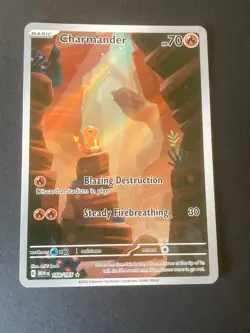 Pokemon TCG Charmander 168/165 Scarlet & Violet 151 English Near Mint - Image 1