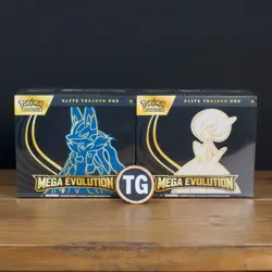 Pokemon TCG Mega Evolution Gardevoir & Lucario ETB Elite Trainer Box SET OF 2 - Image 1
