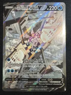 Pokemon TCG - Origin Forme Palkia V Alternate Art 167/189 Astral Radiance NM - Image 1