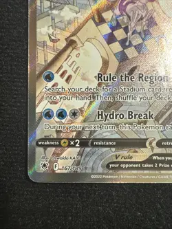 Pokemon TCG - Origin Forme Palkia V Alternate Art 167/189 Astral Radiance NM - Image 2