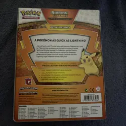 Pokemon TCG Shining Legends Pikachu Pin Collection READ - Image 2