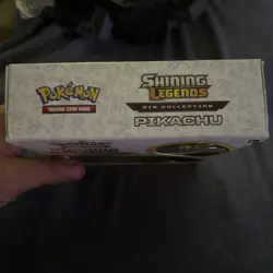 Pokemon TCG Shining Legends Pikachu Pin Collection READ - Image 4