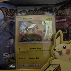 Pokemon TCG Shining Legends Pikachu Pin Collection READ - Image 5