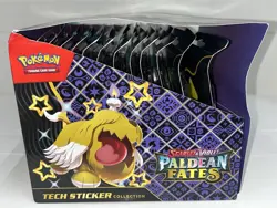 Pokemon TCG: Scarlet & Violet - Paldean Fates Display Tech Stickers Collection - Image 3