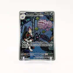 Team Rocket's Weezing -199/182 Destined Rivals Illustration Rare Pokemon - NM - Image 1