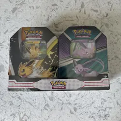 Pokemon TCG V Heroes Bundle Tins: 2-Pack of Jolteon & Espeon Brand New! 820650855658 - Image 2