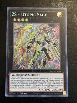 Yu-Gi-Oh TCG ZS Utopic Sage BROL EN058 NM - Image 1